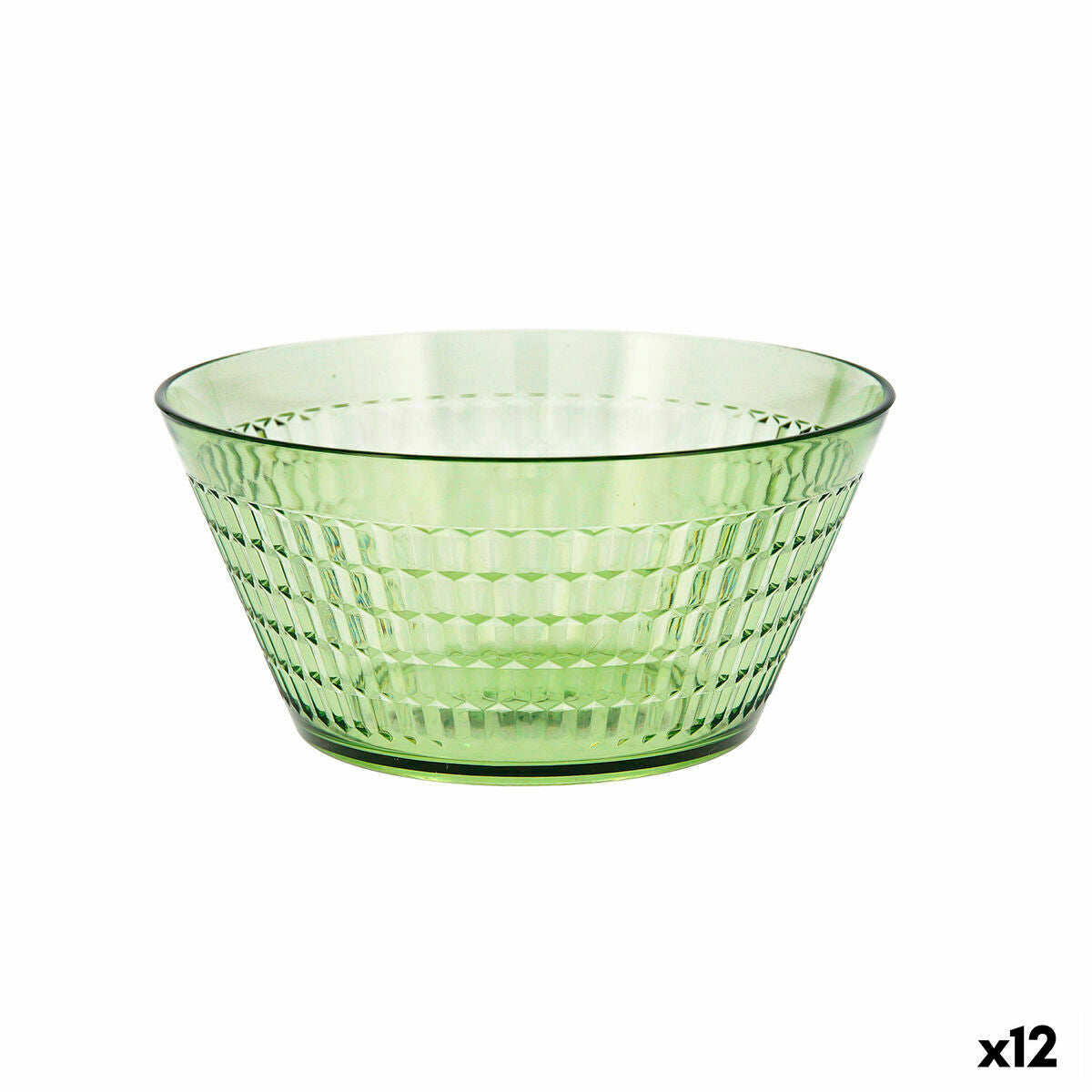 Ciotola Quid Viba Verde Plastica (18 cm) (Pack 12x)