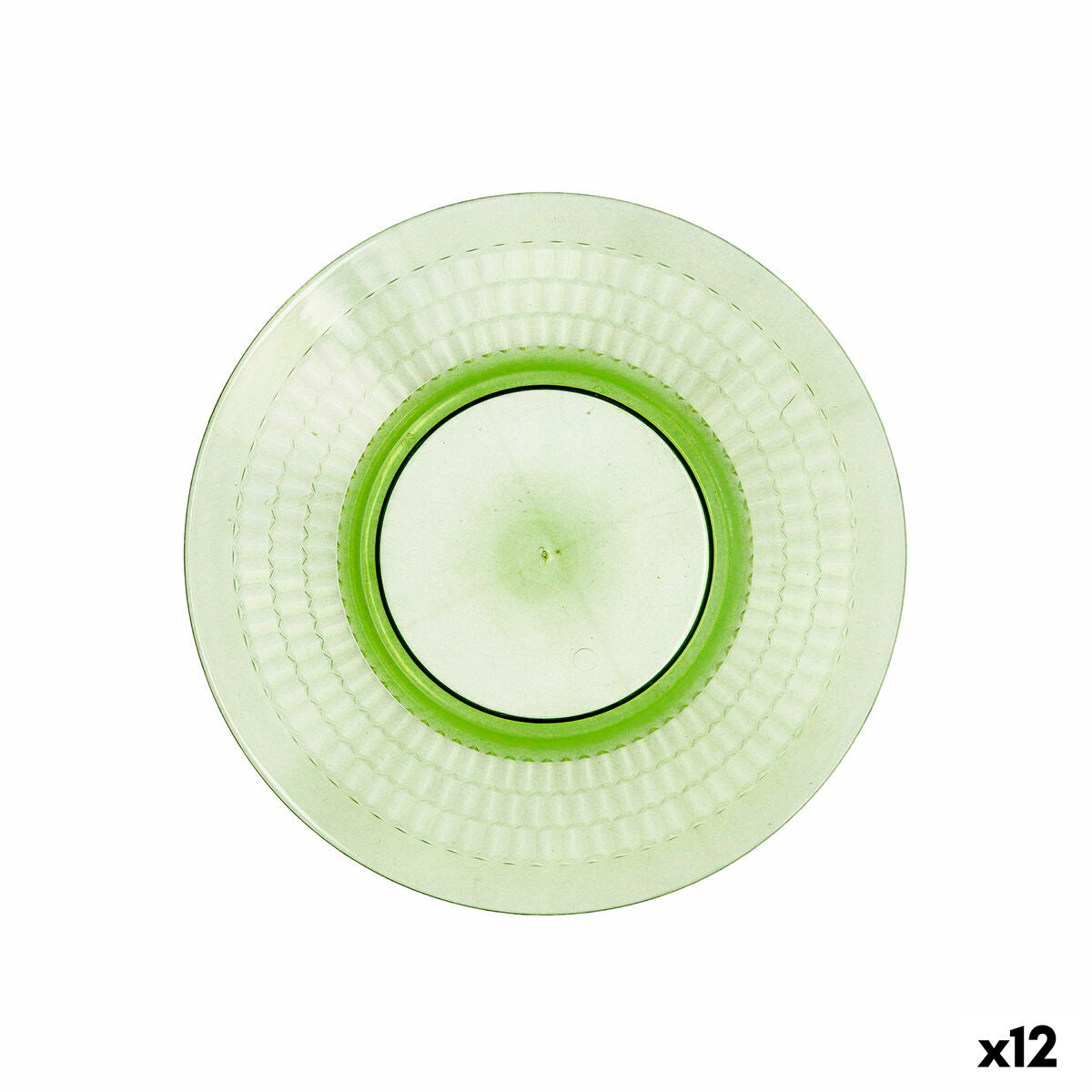 Piatto da Dolce Quid Viba Verde Plastica (20 cm) (Pack 12x)