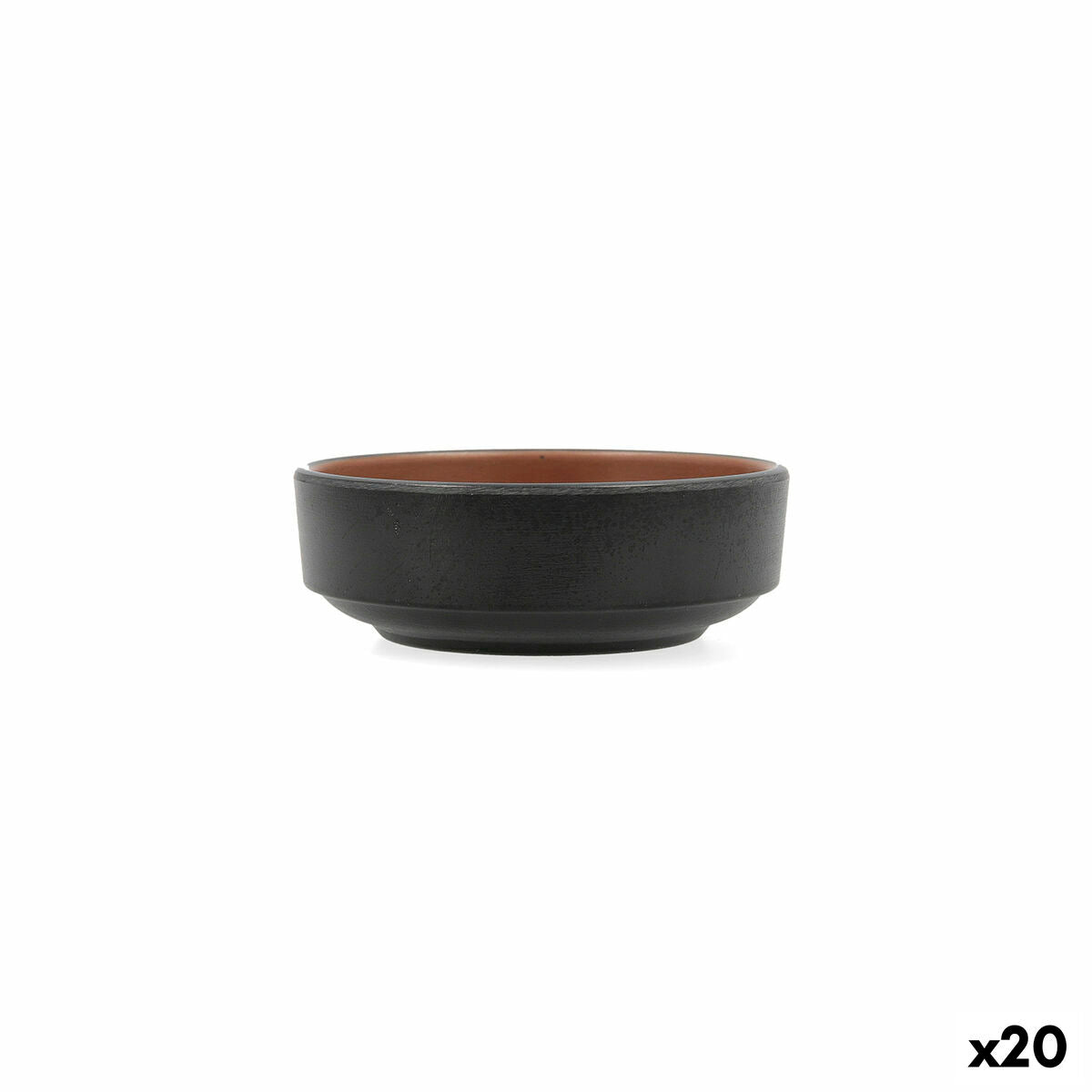 Ciotola per Aperitivi Bidasoa Gio Marrone Plastica 10 x 10 cm 20 Unità
