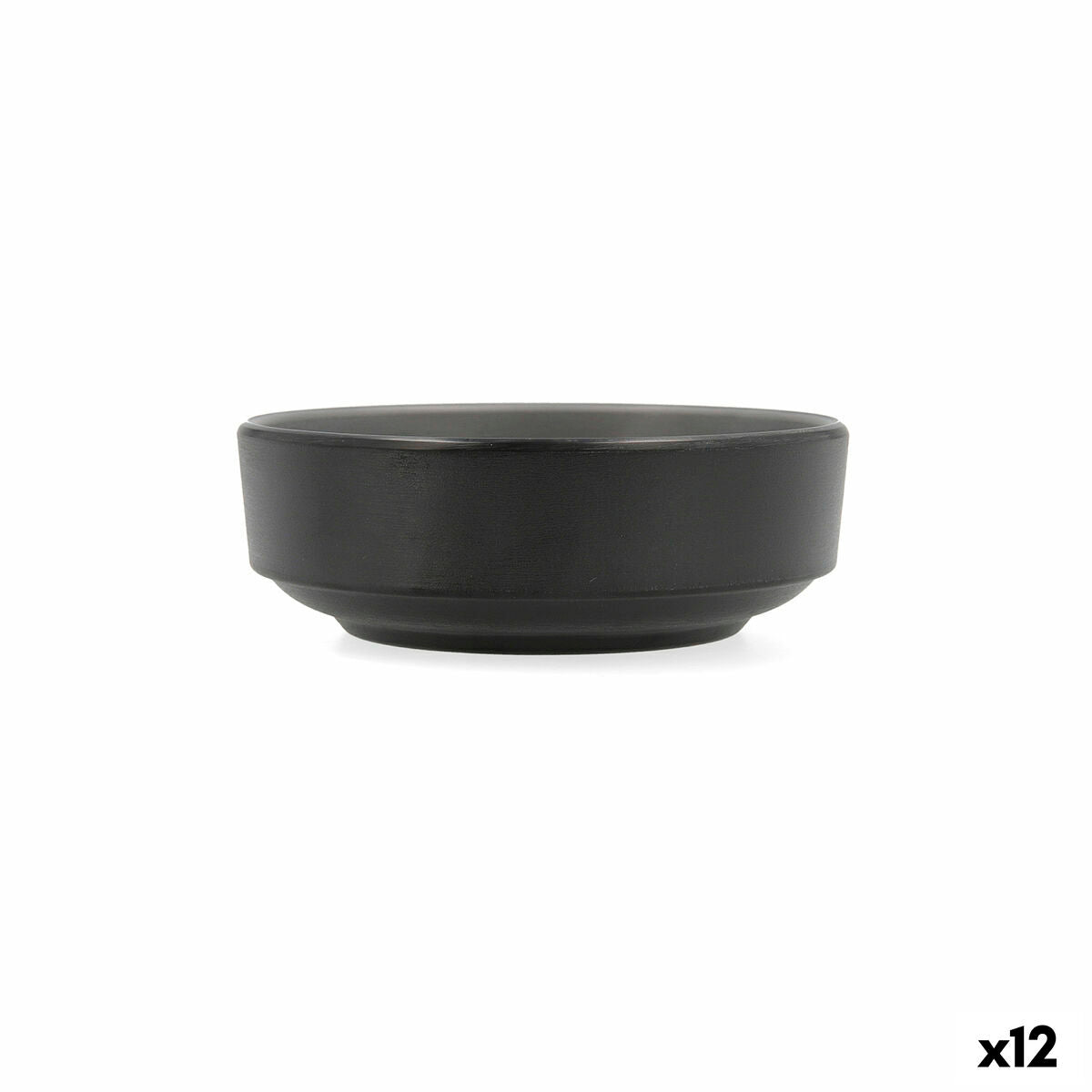 Ciotola per Aperitivi Bidasoa Gio Grigio Plastica 12,5 x 12,5 cm 12 Unità