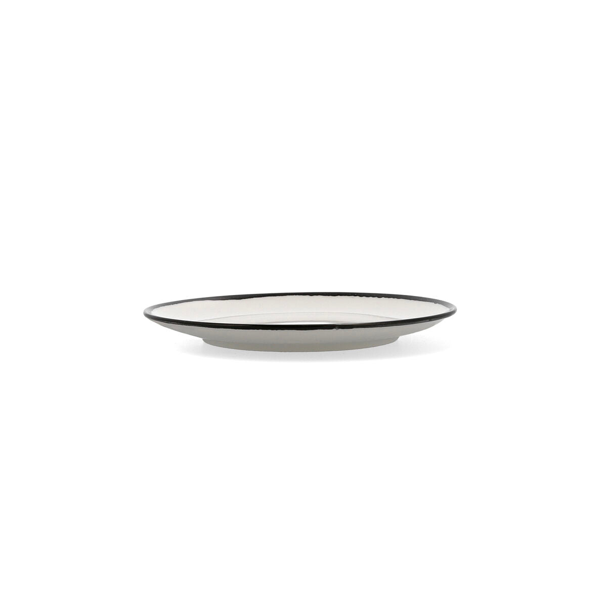 Piatto Piano Ariane Vital Filo Ceramica Bianco Ø 21 cm (12 Unità)