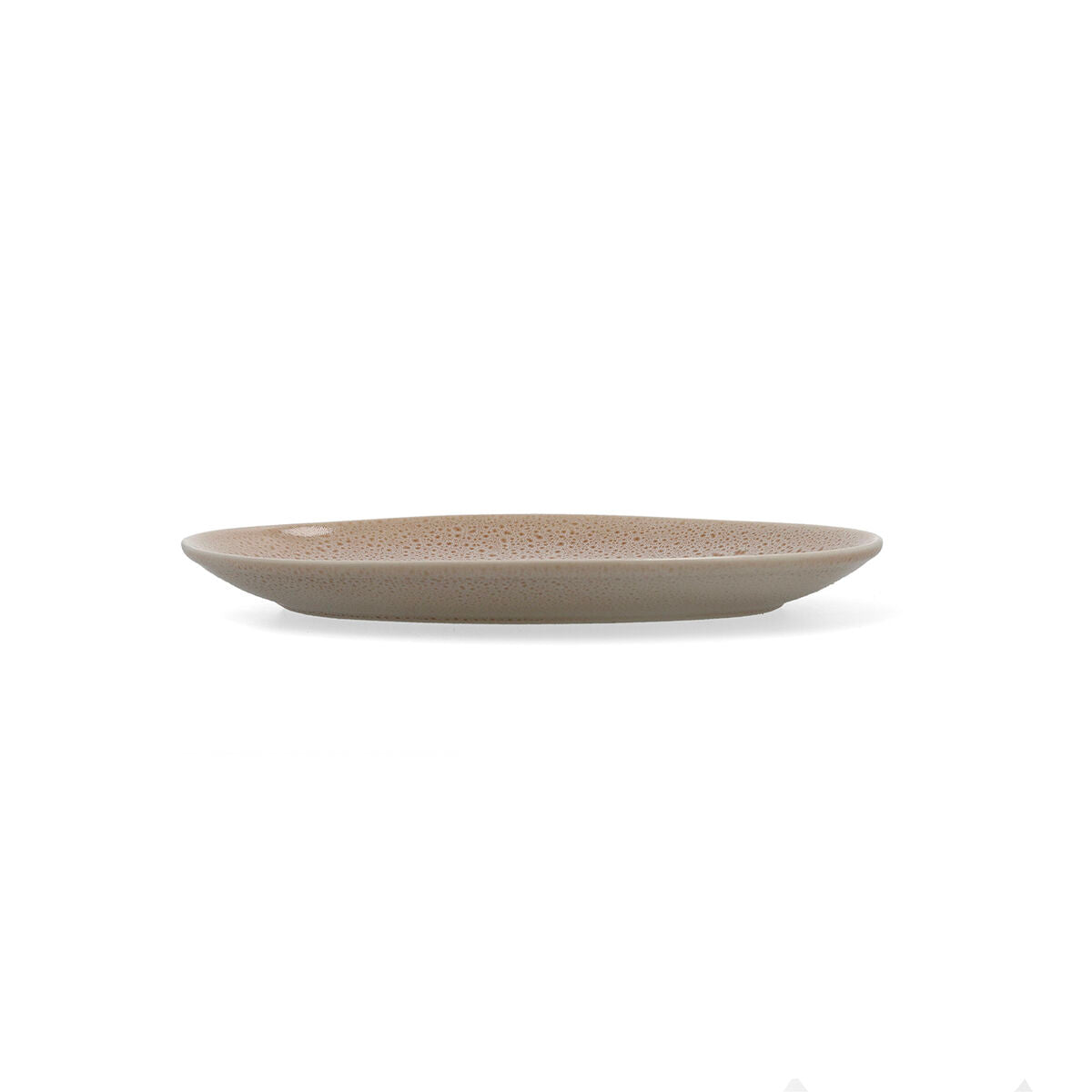 Piatto Piano Ariane Porous Ceramica Beige Ø 27 cm (6 Unità)