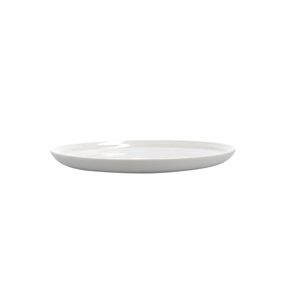 Piatto Piano Ariane Artisan Ceramica Bianco Ø 27 cm (6 Unità)
