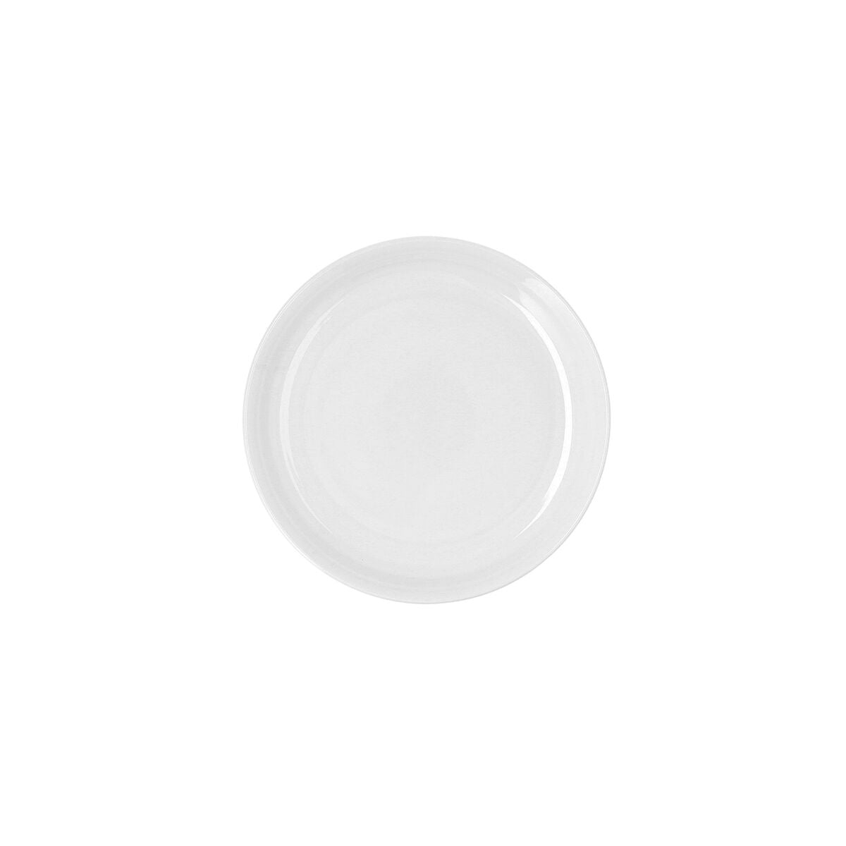 Piatto Piano Ariane Artisan Ceramica Bianco Ø 21 cm (12 Unità)