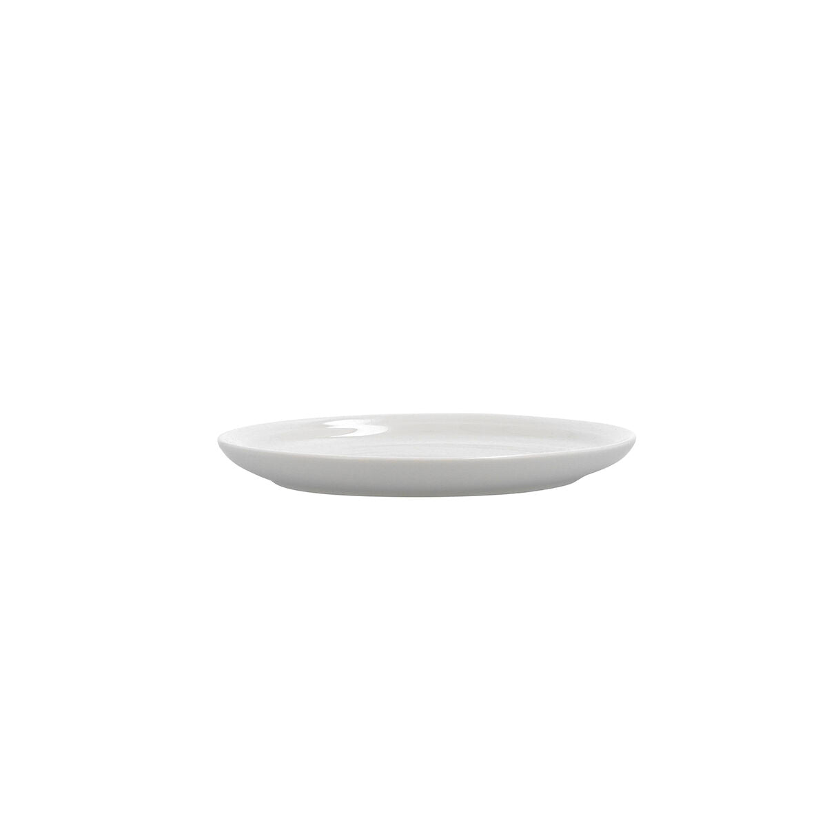 Piatto Piano Ariane Artisan Ceramica Bianco Ø 21 cm (12 Unità)