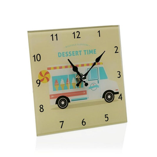 Orologio da Tavolo DKD Home Decor 23 x 8 x 15 cm Argentato Nero