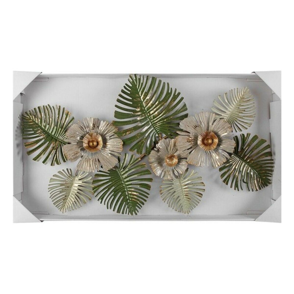 Decorazione da Parete Versa S3406170 Floreale Metallo (6,4 x 48,9 x 91,4 cm)