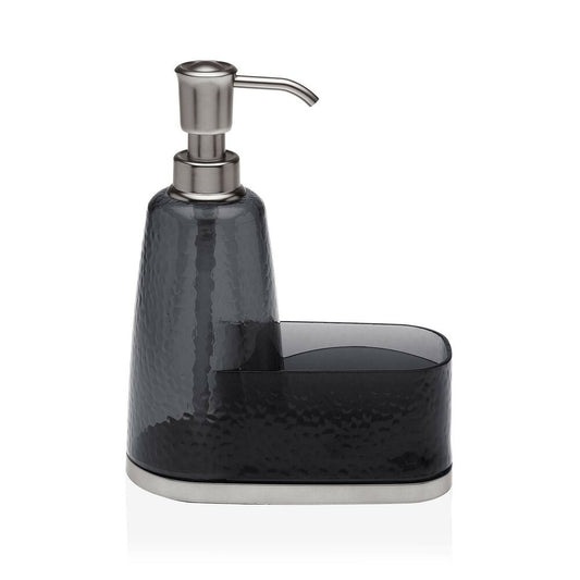 Dispenser di Sapone Versa Nero polistirene (8 x 19,5 x 16 cm)