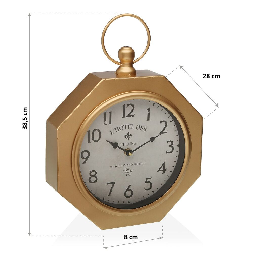 Orologio da Parete Versa GL Metallo (28 x 8 x 40 cm)