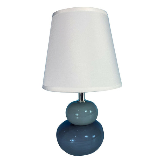 Lampada da tavolo Versa Azzurro Ceramica Tessile (15 x 22,5 x 9,5 cm)