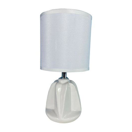 Lampada da tavolo Versa Adam Bianco Ceramica Tessile (13 x 29 x 10,5 cm)