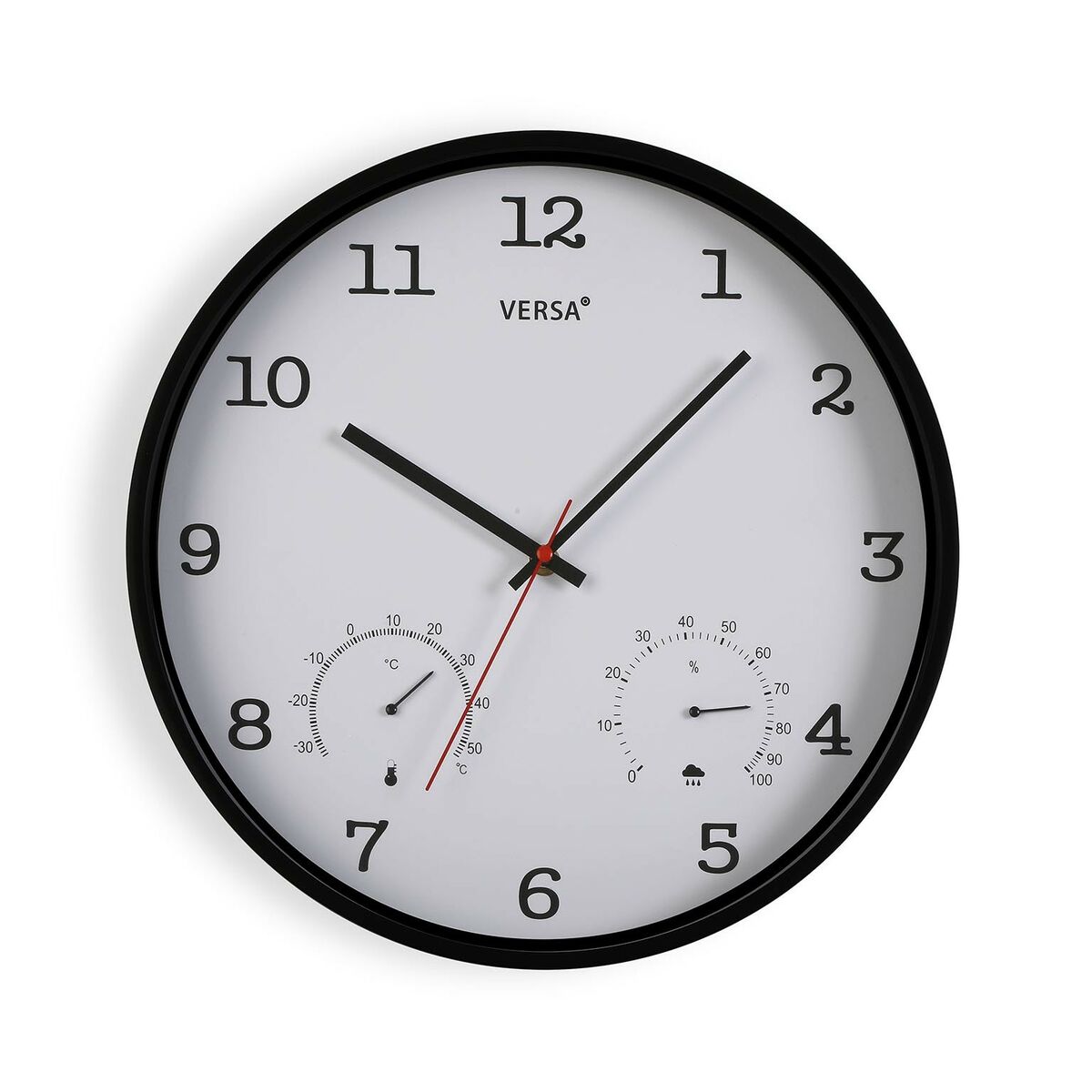 Orologio da Parete Versa Bianco Plastica (4,3 x 35,5 x 35,5 cm)