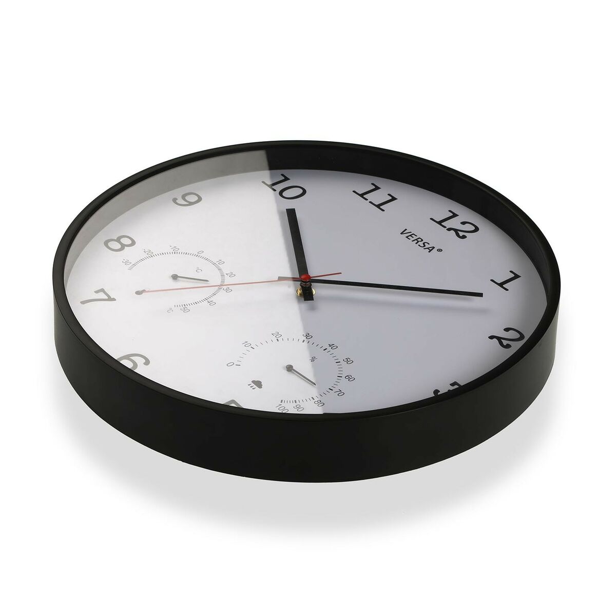 Orologio da Parete Versa Bianco Plastica (4,3 x 35,5 x 35,5 cm)