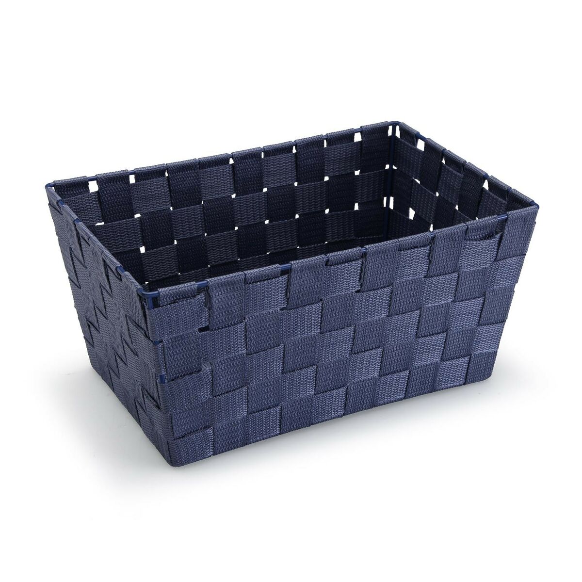 Cestino Versa Grande Blu scuro Tessile 20 x 15 x 30 cm