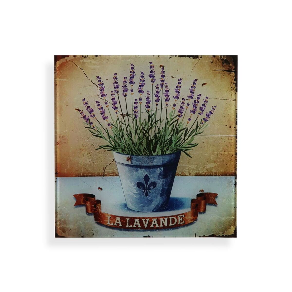 Quadro Versa Lavanda Cristallo 1 x 30 x 30 cm