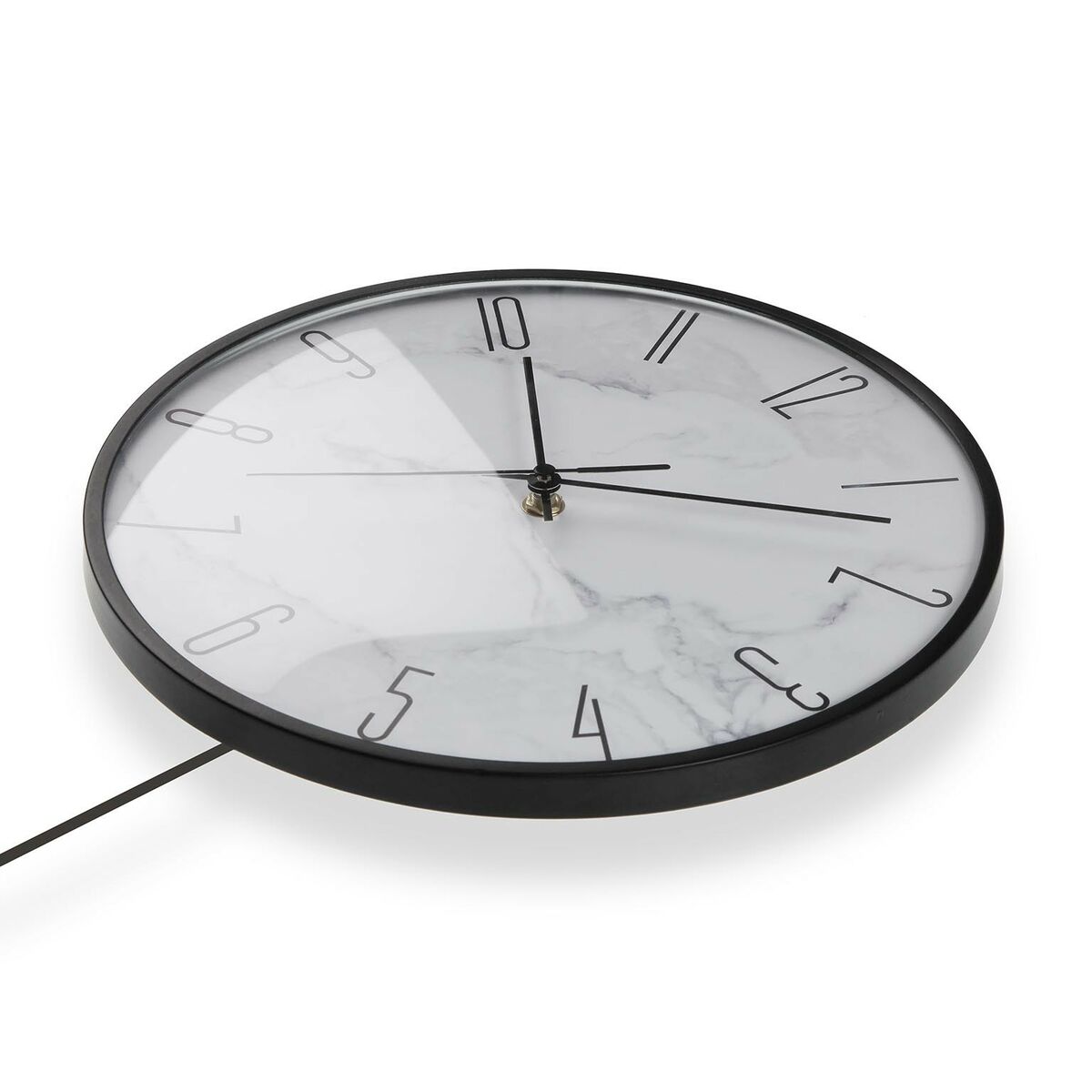 Orologio da Parete Versa Pendolo Metallo Cristallo Legno MDF 4,5 x 56 x 29 cm