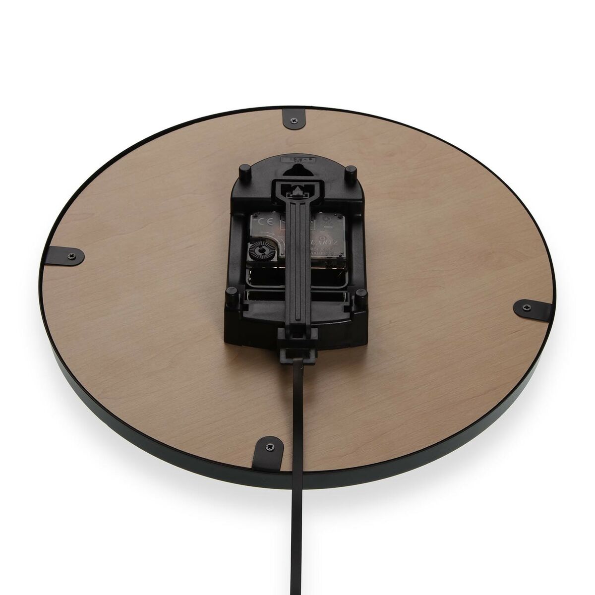 Orologio da Parete Versa Pendolo Metallo Cristallo Legno MDF 4,5 x 56 x 29 cm