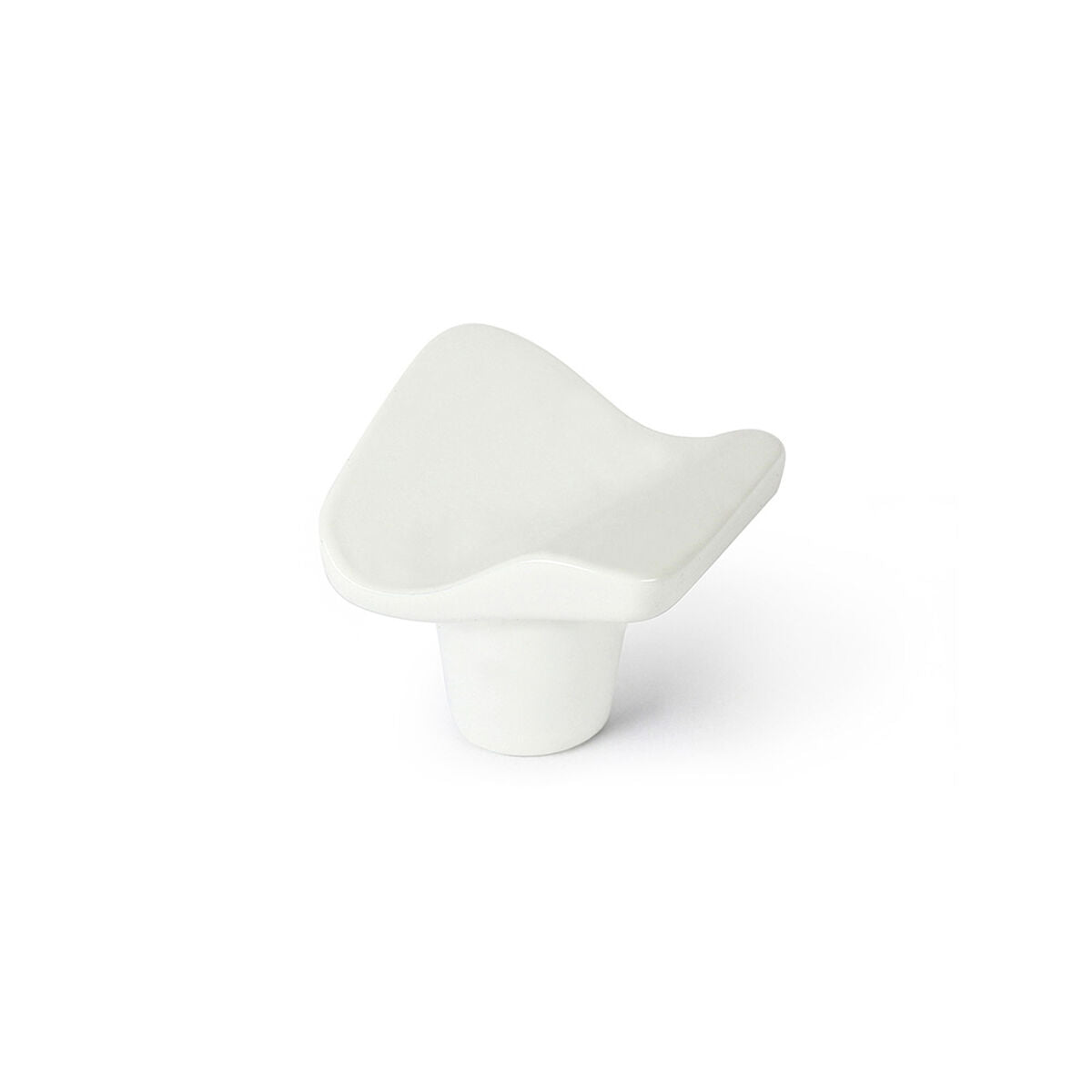 Pomo Rei 749 Mat Metallo Bianco 4 Unità (32 x 31 mm)