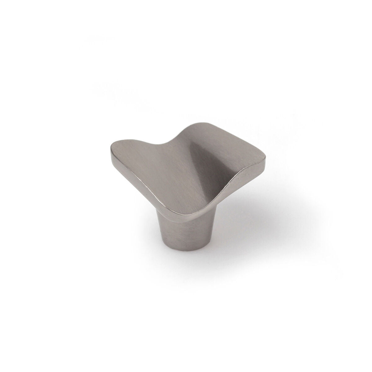 Pomo Rei 749 nichel Raso 32 x 31 mm Argentato Metallo 4 Pezzi