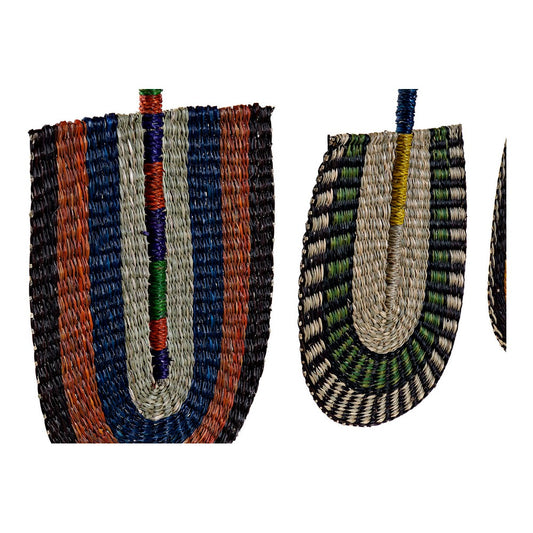 Decorazione da Parete DKD Home Decor Erba di mare (46 x 1 x 26 cm) (4 pcs)