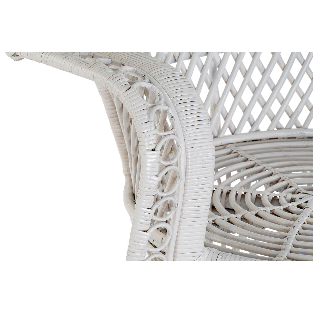 Poltrona DKD Home Decor Bianco 102 x 66 x 146 cm