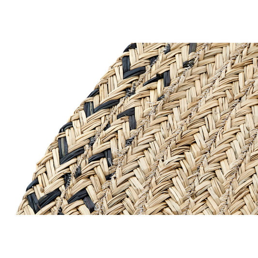 Tappeto DKD Home Decor Naturale Bicolore Tropicale (140 x 0,5 x 140 cm)