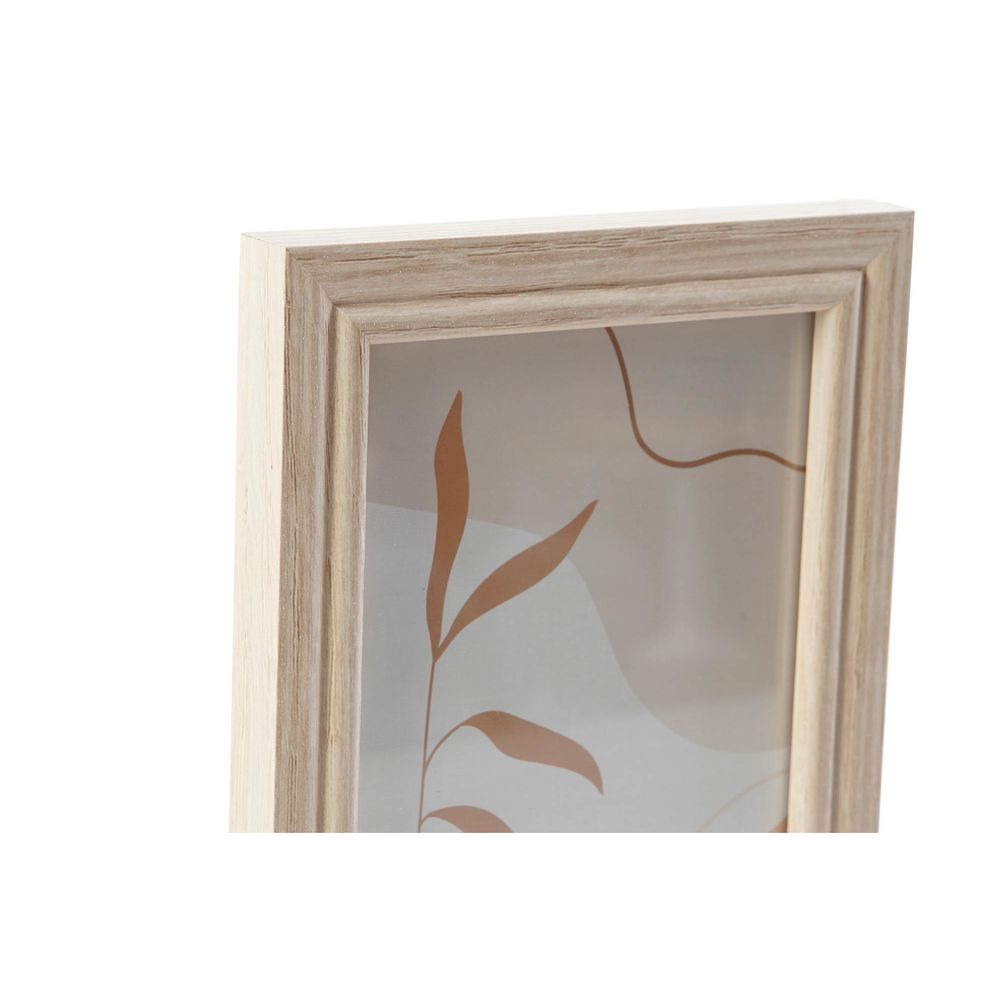 Portafoto da Parete DKD Home Decor Vetro Moderno Legno MDF (7 pezzi)