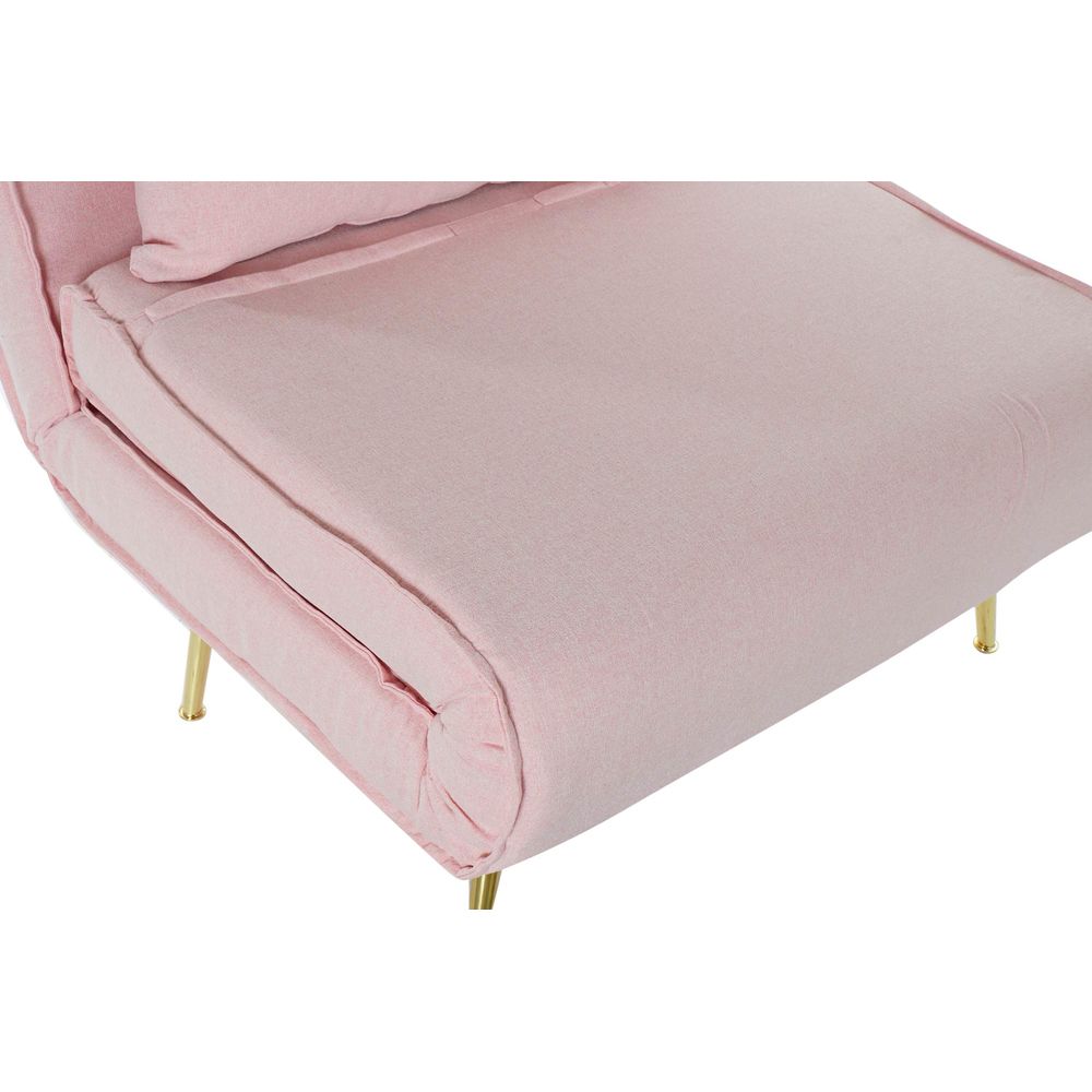 Divano Letto DKD Home Decor Poliestere Metallo (90 x 196 x 30 cm) (90 x 90 x 84 cm)