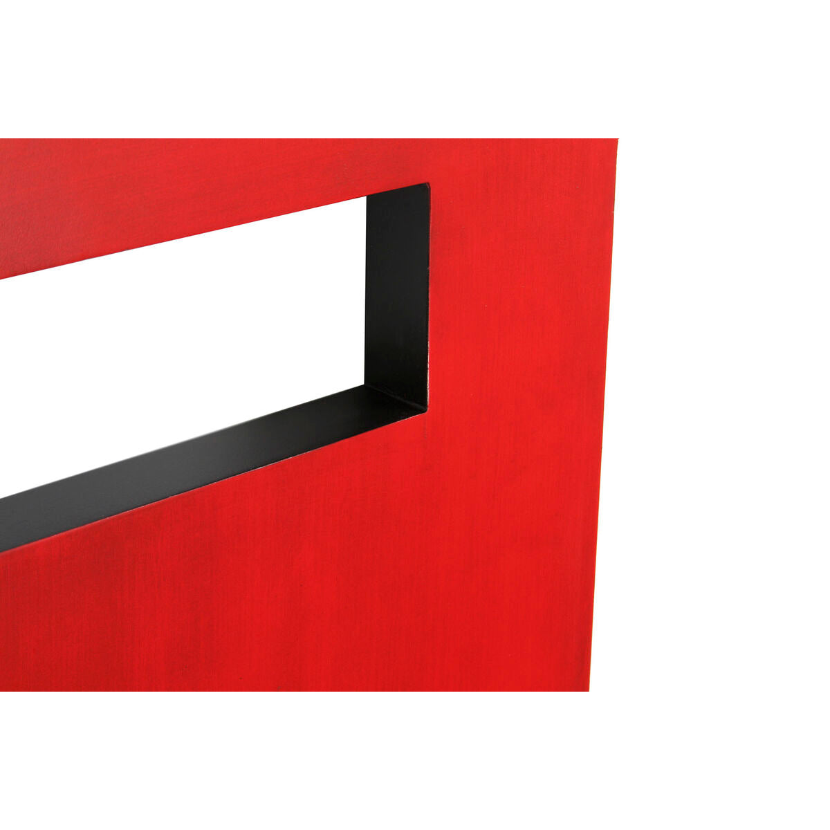 Testiera del Letto DKD Home Decor Abete Rosso Nero MDF (160 x 4 x 120 cm)
