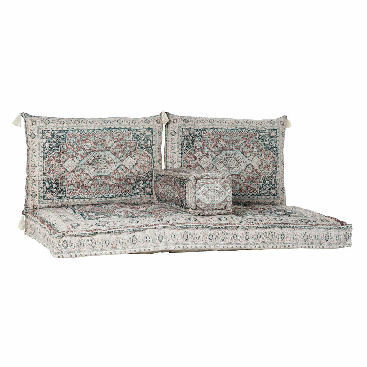 Poltrona DKD Home Decor 8424001817504 Cotone Verde (155 x 76 x 65 cm)