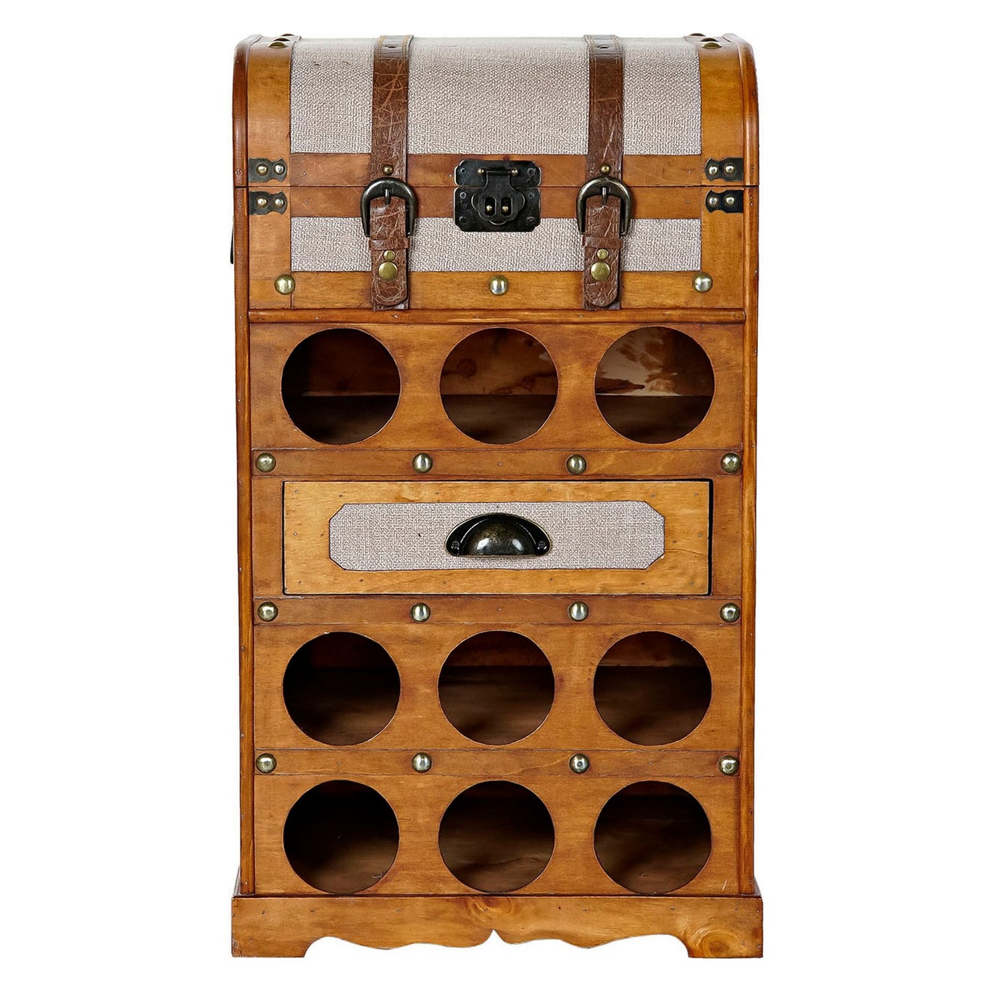 Portabottiglie DKD Home Decor Poliuretano Pioppo (41 x 36 x 71 cm)