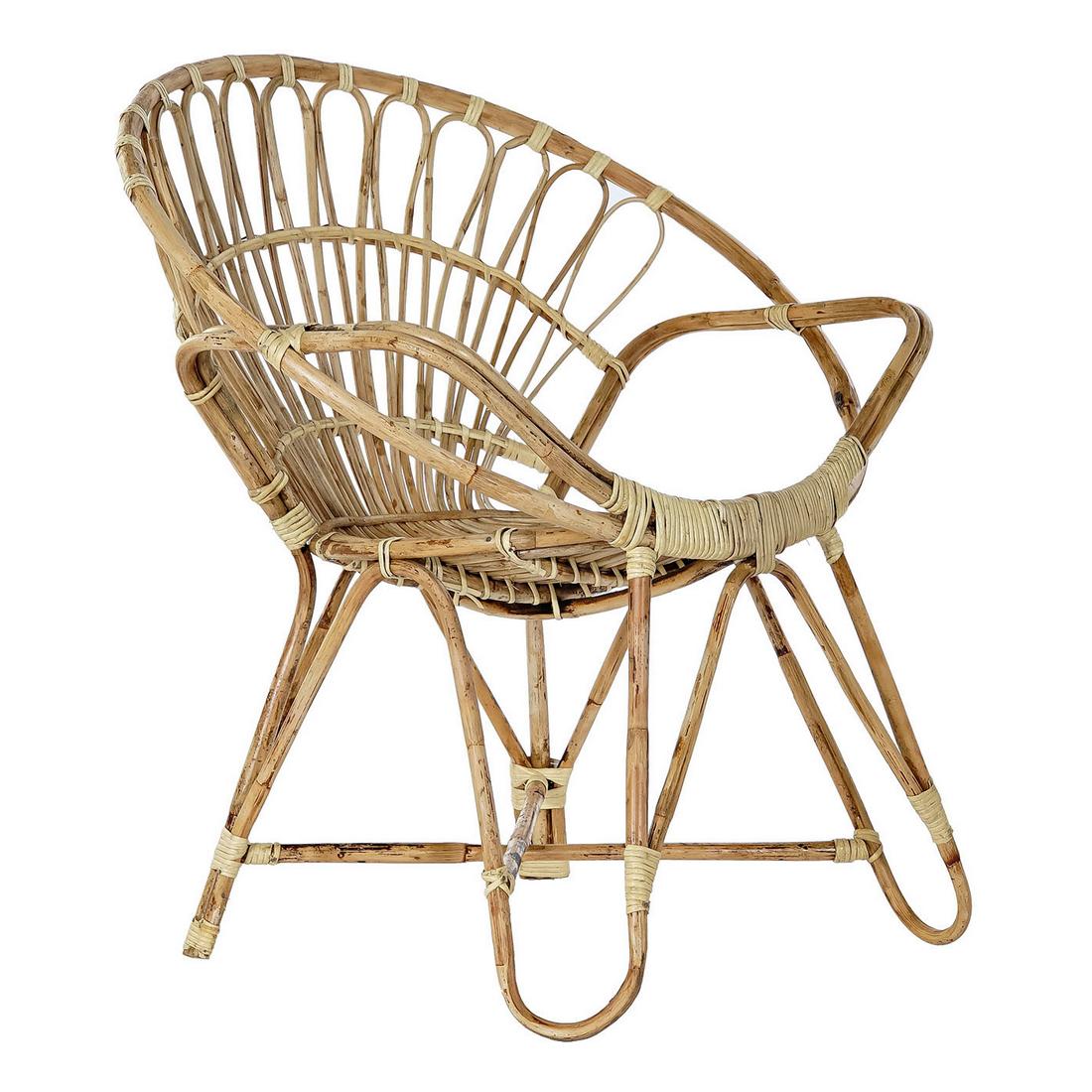 Sedia da giardino DKD Home Decor 8424001825158 Rattan (76 x 46 x 81 cm)