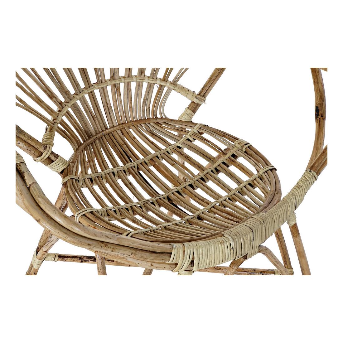 Sedia da giardino DKD Home Decor 8424001825158 Rattan (76 x 46 x 81 cm)