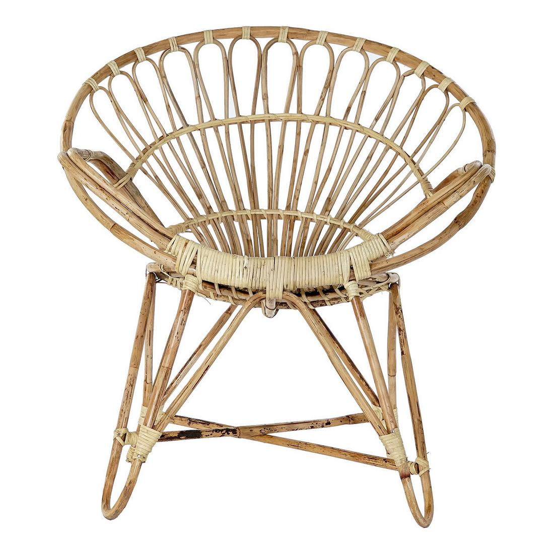 Sedia da giardino DKD Home Decor 8424001825158 Rattan (76 x 46 x 81 cm)