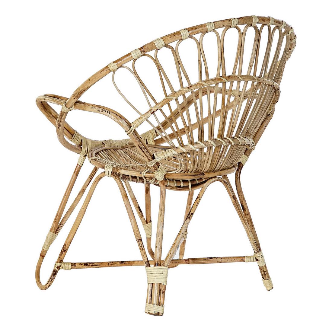 Sedia da giardino DKD Home Decor 8424001825158 Rattan (76 x 46 x 81 cm)