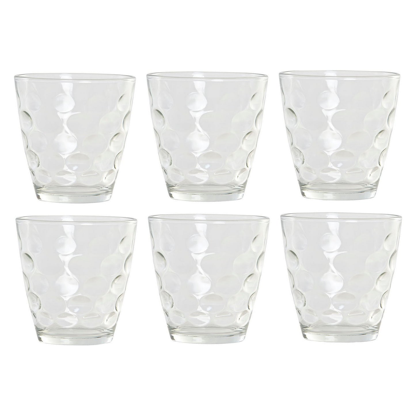 Set di Bicchieri DKD Home Decor Vetro (400 ml) (6 pezzi)