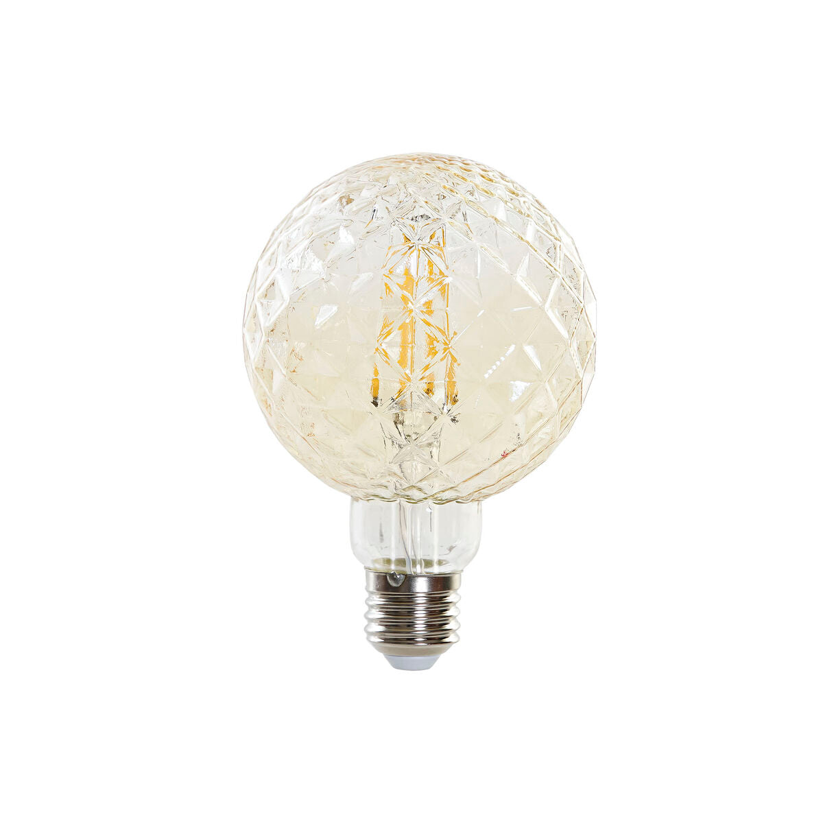 Lampadina LED DKD Home Decor E27 Ambra 220 V 4 W 450 lm (9,5 x 9,5 x 14 cm)