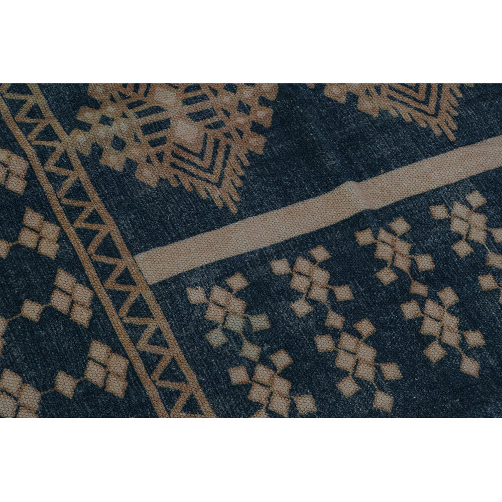 Tappeto DKD Home Decor Azzurro Arancio Arabo Geometrico (160 x 230 x 0,4 cm) (2 Unità)