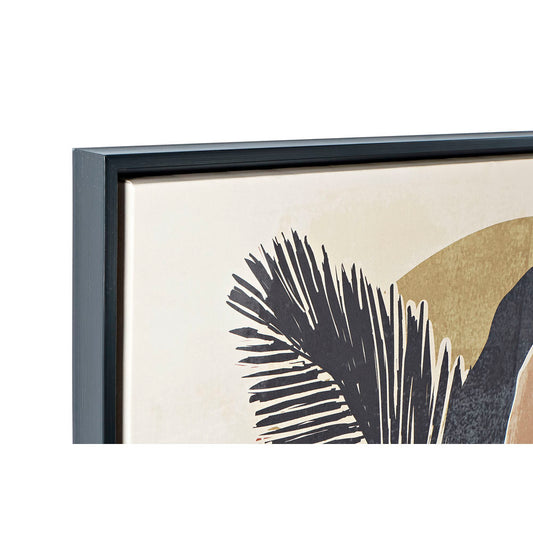 Quadro DKD Home Decor Donna Tigre (103.5 x 4.5 x 144 cm) (2 pezzi)