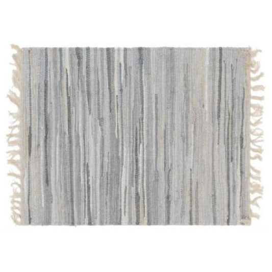 Tappeto DKD Home Decor Cotone Pelle Indiano (160 x 230 x 1 cm)