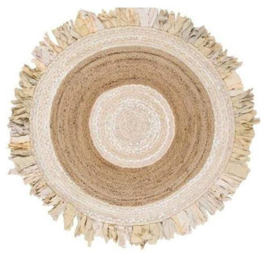 Tappeto DKD Home Decor S3027350 Beige Marrone (160 x 160 x 1 cm)