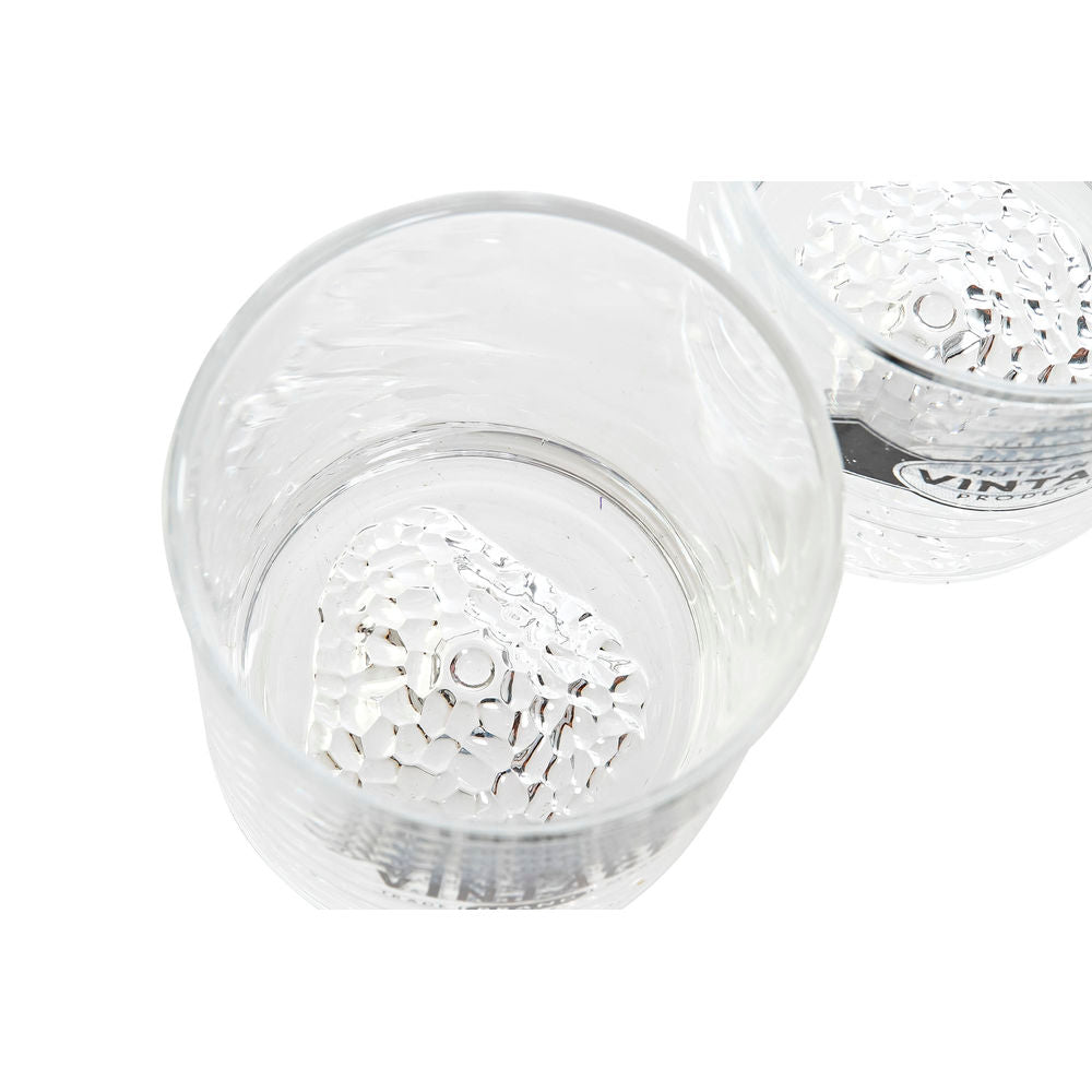 Set di Bicchieri DKD Home Decor Vetro Pietra (320 ml) (6 pezzi)