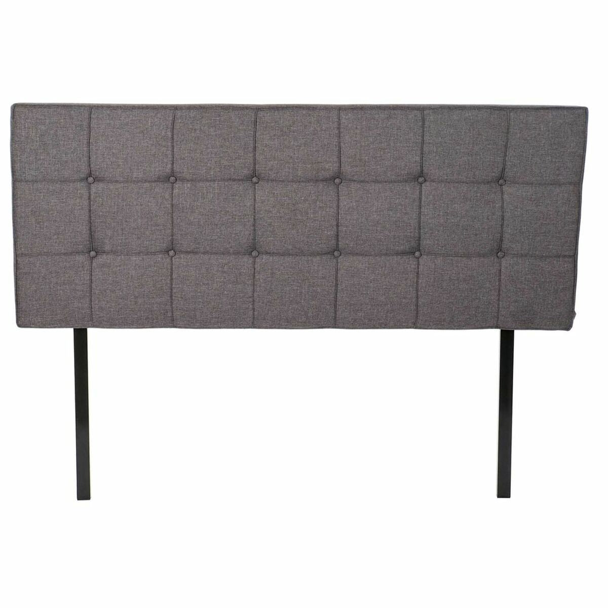 Testiera del Letto DKD Home Decor Grigio Legno d'albero della gomma 160 x 7 x 65 cm