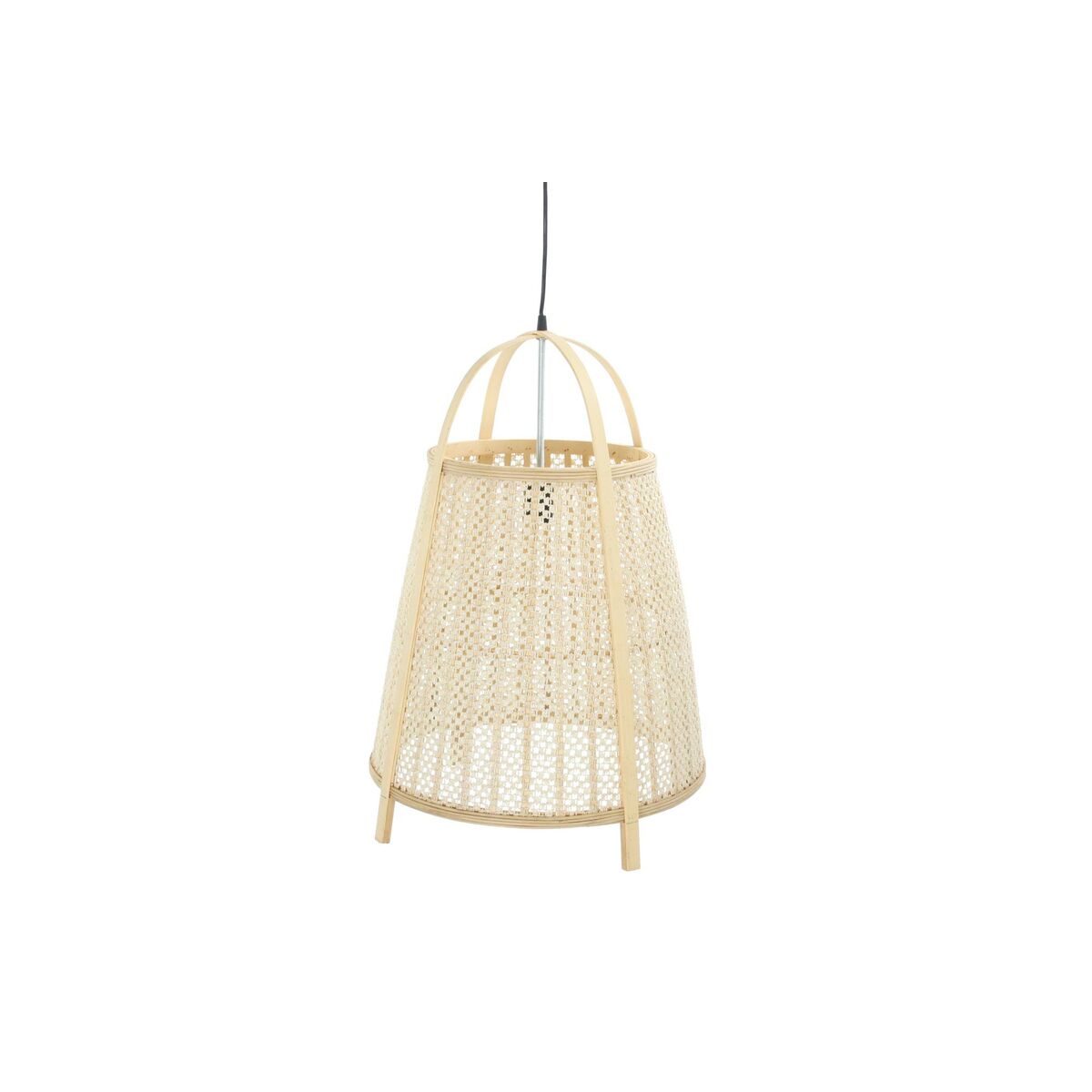 Lampadario DKD Home Decor Naturale Crema 220 V 50 W (47 x 47 x 64 cm)