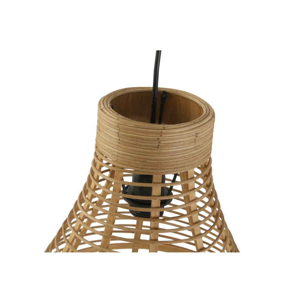 Lampadario DKD Home Decor Bicolore Rattan 50 W (45 x 45 x 60 cm)