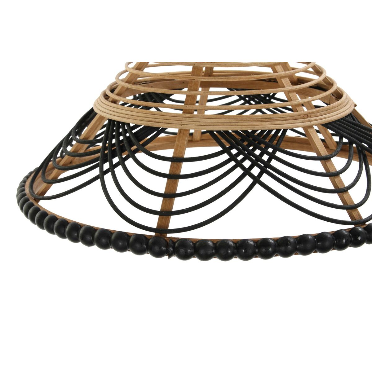 Lampadario DKD Home Decor Rattan Bicolore 50 W (41 x 41 x 21 cm)