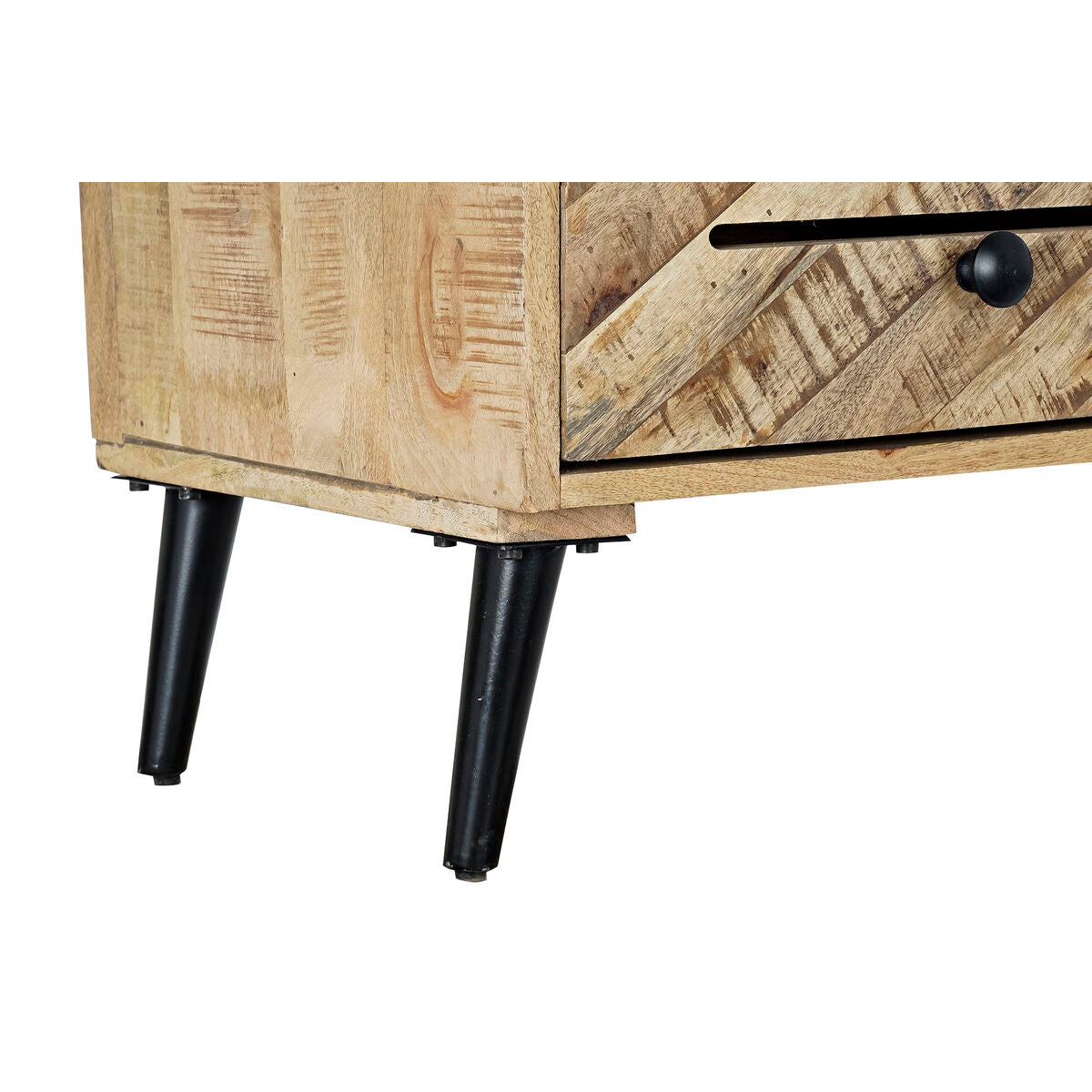 Scaffale DKD Home Decor Nero Metallo Marrone scuro Legno di mango 100 x 40 x 180 cm