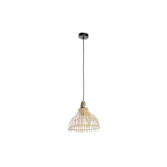 Lampadario DKD Home Decor Marrone Rattan (30 x 30 x 26 cm)