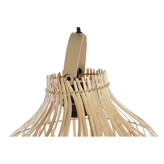 Lampadario DKD Home Decor Marrone Rattan (30 x 30 x 26 cm)