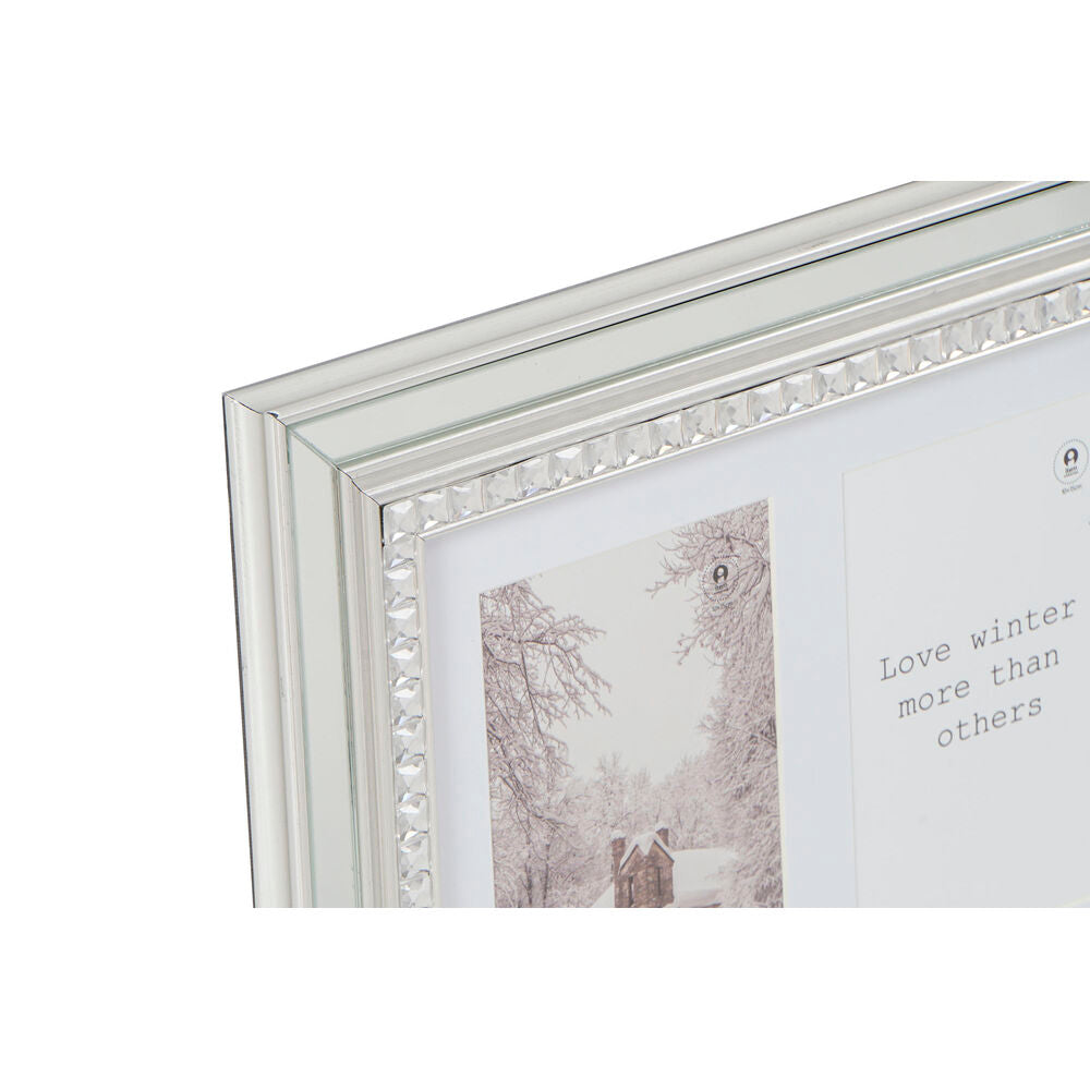 Cornice Portafoto DKD Home Decor Luxury Argentato Dorato Tradizionale (46,5 x 2 x 28,5 cm) (2 Unità)